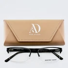 New Geoffrey Beene G437 Gun Brown Rectangle Half Rim Eyeglasses 52-17-140 B:33. Price: $49.99.