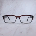 Persol 3050-V 908 Burgundy Grey Gradient Rectangular Eyeglass Frames 53-18-140 Pre-owned. Price: $61.43.