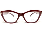New Prada VPR27S UF9-1O1 Women's Eyeglasses Frames Red Designer Cat's 51/17. Price: $221.99.