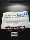 Bvlgari 3001 844 Eyeglasses Frame Italy 54-16-135 Dark Brown/gold G236 Pre-owned. Price: $55.96.