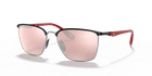 Ray-ban RB3673M Ferrari Black Silver/silver Chromance Polarized 56 Mm Sunglasses New. Price: $190.99.