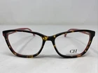 Carolina Herrera VHE717K COL.0741 54-16-140 Tortoise/red Eyeglasses Frame JJ57 New. Price: $90.00.