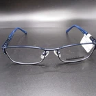 New Essential Eyewear 1130 Dark Blue Navy Metal Rectangle Eyeglass Frames. Price: $23.34.