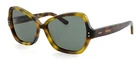 New Celine CL40075I 56N 56MM Brown Havana Oversized Cat Eye Sunglasses Italy. Price: $96.38.