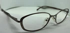 Genny Eyeglasses 740-B 5377 Brown 53/17/135 Women Frames Pre-owned. Price: $21.95.