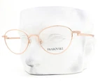 Swarovski Eyeglasses 1002 4014 Shiny Rose Gold Crystals 53MM No Case New. Price: $78.50.