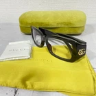 Gucci GG1406O Square Sunglasses Gold Brown Frames Pre-owned. Price: $361.99.