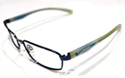 Nike 4255 422 Blue Metal Rectangle Eyeglasses Frame 54-17 140 Pre-owned. Price: $29.74.