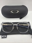 Oakley Slender OX8193-0359 18-46 Polished Clear W/case Eyeglasses Frames New. Price: $184.95.