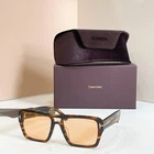 Tom Ford TF1153 Tortoiseshell Frame Clear Brown Lens Sunglasses 56 19-145 New. Price: $153.68.