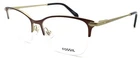Fossil 7088 09Q Women's Eyeglasses Frames Half-rim 51-16-140 Brown New. Price: $35.91.