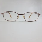 Success Eyeglasses Frame SS-262 Women's Brown Full Rim Rectangular 51-18-135 Pre-owned. Price: $35.99.