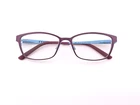 Bevel Eyeglasses, Frames Only, The Altos 8683 Pusb Purple, 53-15, Metal, Japan Pre-owned. Price: $49.99.