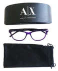 Armani Exchange Eyeglasses Frame AX3047 8236 53-15-140 W/case+pouch Purplbrazil New. Price: $65.00.