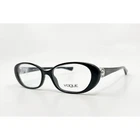 Vogue Eyewear 2750-H W44 Black Oval Glasses Frames 53-16-135 Pearl Detail Pre-owned. Price: $31.99.