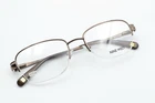 Nine West NW1049 210 Brown W/gems 51-18-135 Half Rim Frames Flex Hinges X754. Price: $24.99.