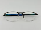 Oakley Conductor 0.5 OX3187-051 Pewter/cobalt Eyeglasses 51-18-137 Frame Only Pre-owned. Price: $43.99.
