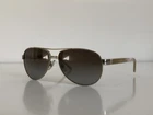 Ralph Lauren 4004 101/T5 Aviator Ivory Brown Sunglasses 59-13-130 Frame Only Pre-owned. Price: $22.49.