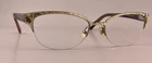 Kate Spade Eyeglasses Frame Shayla 0W48 Gold Glitter Half Rim 51-17-135 Cat Pre-owned. Price: $129.87.