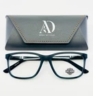 Harley-davidson HD0955 091 Blue Grey Square Full Rim Eyeglasses 57-17-150 B:42 New. Price: $59.99.