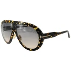 Tom Ford TF836 Troy Unisex Plastic Sunglass 52B Shiny Dark Havana 61-10 Italy New. Price: $163.96.