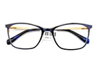 Chelsea Morgan CM20228 Navy Gold Unisex Authentic Full Rim Eyeglasses 53-16-140 New. Price: $50.83.