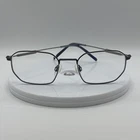 Charmant Eyeglass Frames Mens Blue CH29734 52-20-145 Titanium Geometric Full Rim Pre-owned. Price: $49.99.
