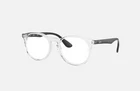 Ray-ban Round Youth Eyeglasses Rx Transparent Clear RB1554 3541 48-16 New. Price: $60.00.