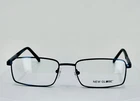 New Globe M597 Navy Blue Unisex Rectangle Full Rim Eyeglasses 55-18-140 B:32. Price: $19.99.
