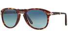 Persol PO0714 24/S3 Folding Sunglasses Havana Polarized Gradient Blue 54MM Lens New. Price: $294.99.