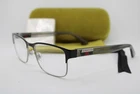 New Gucci Gg 0750O 008 Black Clear Gunmetal Authentic Eyeglasses 56-18. Price: $322.15.
