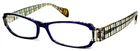 Face Axess 4 France Purple/multicolor Crystal Eyeglasses Frame Womens Pre-owned. Price: $64.00.