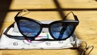 Oliver Peoples West OV5312SU Beach Cat Eye Polarized Sunglasses Black Blue Pre-owned. Price: $60.00.