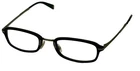 John Varvatos Plastic Black Rectangle Eyewear Frame V300. 50MM New. Price: $99.99.