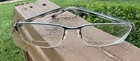 Capri 4U Grey Marble U-39 Adult Half Rim Plastic Eyeglass Frames Only 51-17-140 Pre-owned. Price: $22.00.