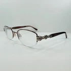 Sophia Loren M231 Zyloware 51-19-135 Half Rim Eyeglasses Frame Only Pre-owned. Price: $42.39.