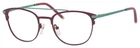 Ernest Hemingway H4832 Womens Round Eyeglasses Burgundy/teal 49 Mm Pick Power New. Price: $29.95.