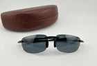 Maui Jim Hookipa 907-02 Black Sunglasses *frame Only* With Case , 64-17-130 Pre-owned. Price: $65.00.