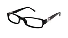 New Bebe Aglow BB5008 Eyeglass Frame 52/17-135 Jet.. Free Shipping. Price: $35.00.