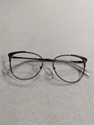 Armani AX1034 Black Metal Frames 52/16/140 Only Euc Pre-owned. Price: $31.00.