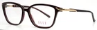 Elle EL13346 Burgundy Womens Semi Cat Full Rim Eyeglasses 53-15-130 B:38 New. Price: $24.99.