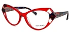 $475 New Alain Mikli A03108 007 Isabeau 54MM Red Cat Eyeglasses Italy. Price: $219.90.