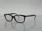 Gucci Gg 3624 Idv Square Burgundy Chain Eyeglasses Optical Frame 53-15-130 Pre-owned. Price: $129.99.