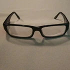 Ray-ban RB5183 24335316135 Eyeglasses Frames Black Rectangular Half Rim Preowned Pre-owned. Price: $75.00.