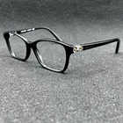 Coach HC6091B 5002 Eyeglasses Frame Gloss Black Rhinestones 53-16-135 Used Pre-owned. Price: $62.00.