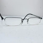 Silhouette Eyeglasses Frames 7793 48 20 140 Half Rim Titanium Black Austria Pre-owned. Price: $79.00.