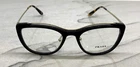 Prada Vpr 04V Womens Eyeglasses Frames, New, 1AB-101(BLACK And Gold) 51 18 140. Price: $160.00.