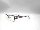 Brendel Burgundy Purple Half Rim Rectangular Eyeglasses Germany 60 49 17 135 Pre-owned. Price: $20.00.