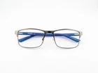 Puma Eyeglasses Frames Only, PE00270C0S 001, 56-18-140, Gray/blue Pre-owned. Price: $34.99.