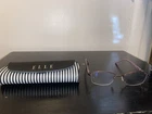 Half Rim Wine Pink Temple Eyeglasses EL13427 50 18 135 W/elle Case Pre-owned. Price: $16.99.